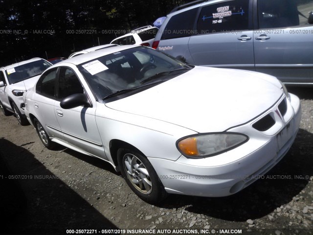 1G2NE52E05M105574 - 2005 PONTIAC GRAND AM SE WHITE photo 1