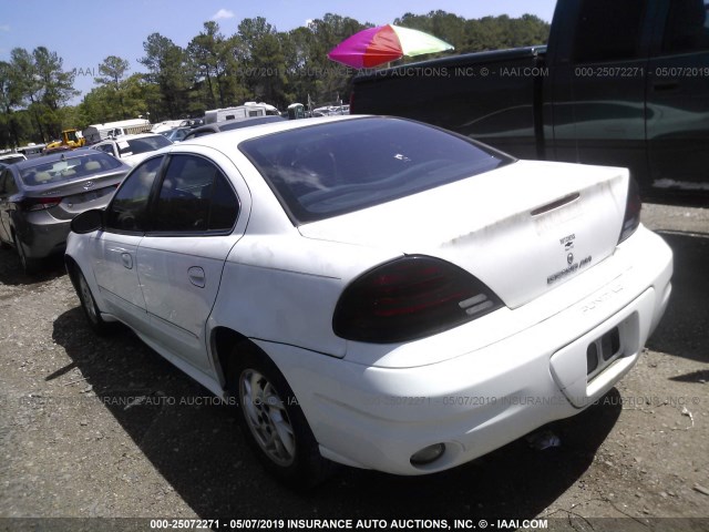 1G2NE52E05M105574 - 2005 PONTIAC GRAND AM SE WHITE photo 3