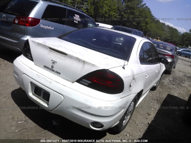 1G2NE52E05M105574 - 2005 PONTIAC GRAND AM SE WHITE photo 4