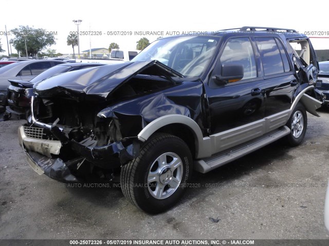 1FMFU17546LA96529 - 2006 FORD EXPEDITION EDDIE BAUER BLACK photo 2