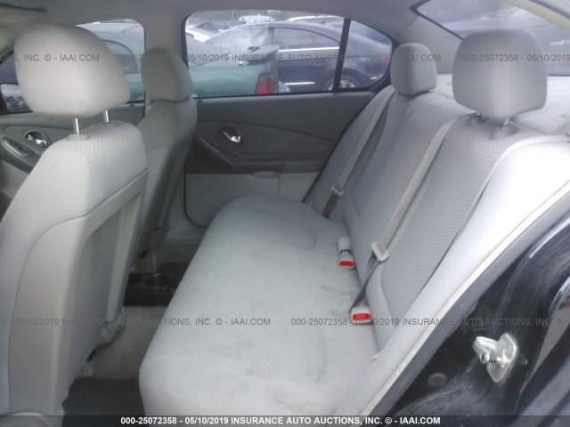 1G1ZS58F47F301930 - 2007 CHEVROLET MALIBU LS BLACK photo 8
