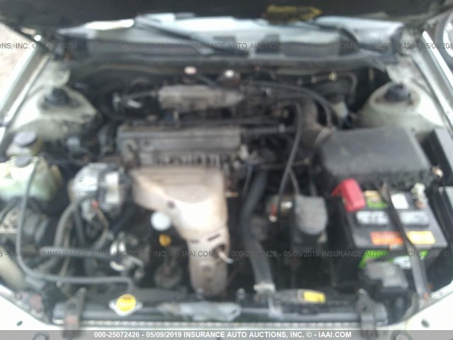 4T1BG22K71U068770 - 2001 TOYOTA CAMRY CE/LE/XLE ვერცხლისფერი ფოტო 10