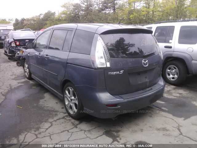 JM1CR29L990334696 - 2009 MAZDA 5 GRAY photo 3