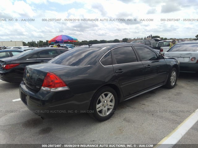 2G1WB5E38G1184471 - 2016 CHEVROLET IMPALA LIMITED LT GRAY photo 4