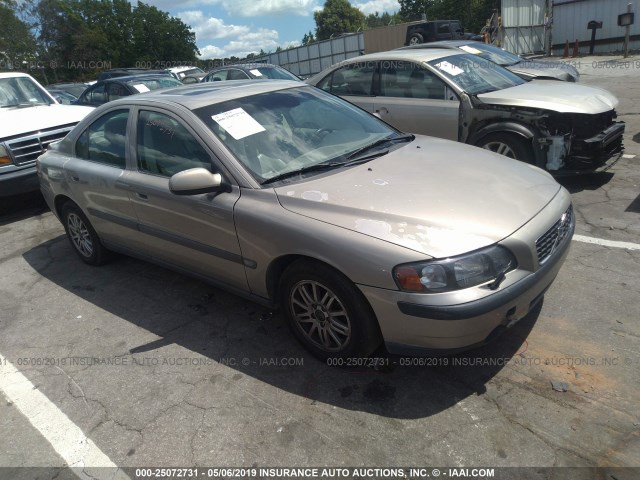 YV1RS61T932274524 - 2003 VOLVO S60 GOLD photo 1