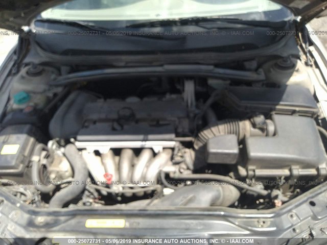 YV1RS61T932274524 - 2003 VOLVO S60 GOLD photo 10