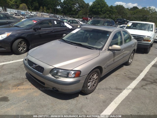 YV1RS61T932274524 - 2003 VOLVO S60 GOLD photo 2