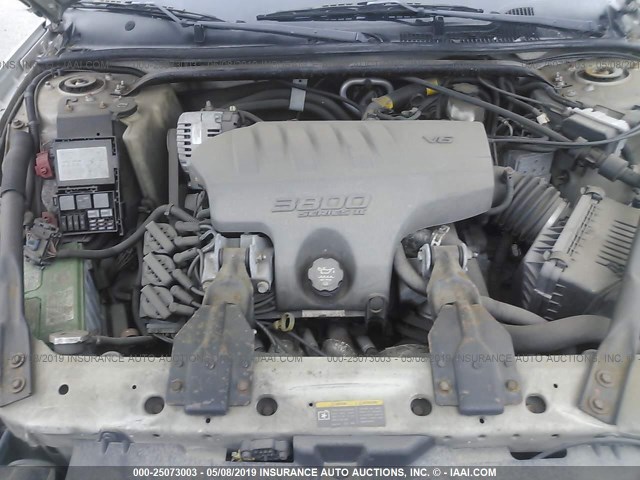 2G1WX12K239149796 - 2003 CHEVROLET MONTE CARLO SS ტალღისფერი ფოტო 10