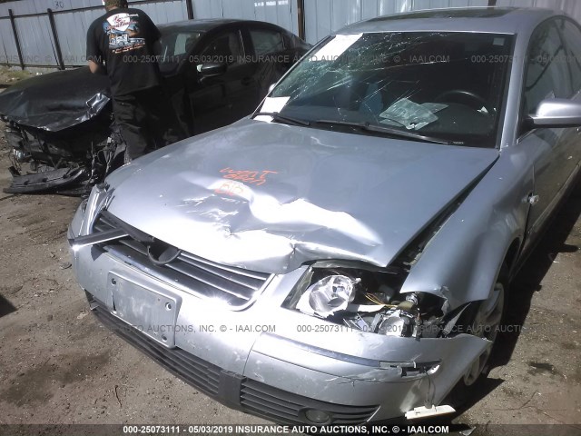 WVWPD63B74P109278 - 2004 VOLKSWAGEN PASSAT GLS SILVER photo 6