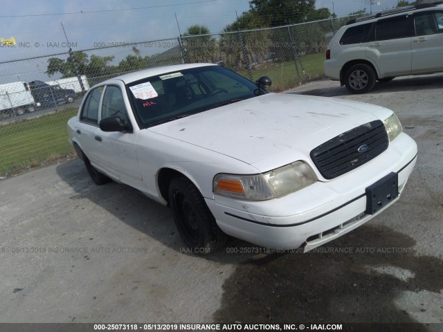 2FAFP71W2YX163320 - 2000 FORD CROWN VICTORIA POLICE INTERCEPTOR WHITE photo 1