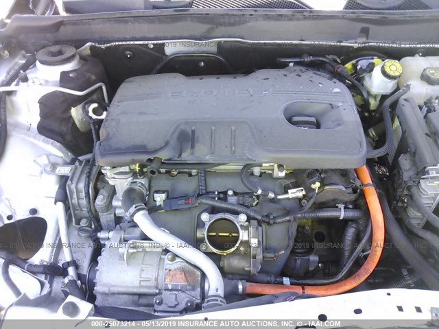 1G11D5RR4DF121424 - 2013 CHEVROLET MALIBU 1LT SILVER photo 10