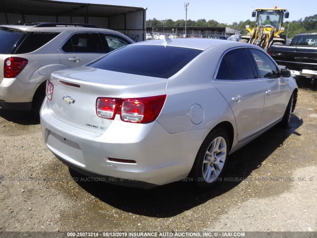 1G11D5RR4DF121424 - 2013 CHEVROLET MALIBU 1LT SILVER photo 4