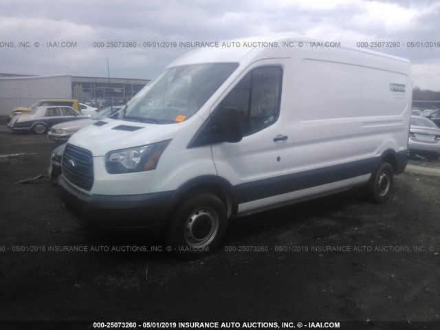 1FTYR2CM6HKA49769 - 2017 FORD TRANSIT T-250 WHITE photo 2