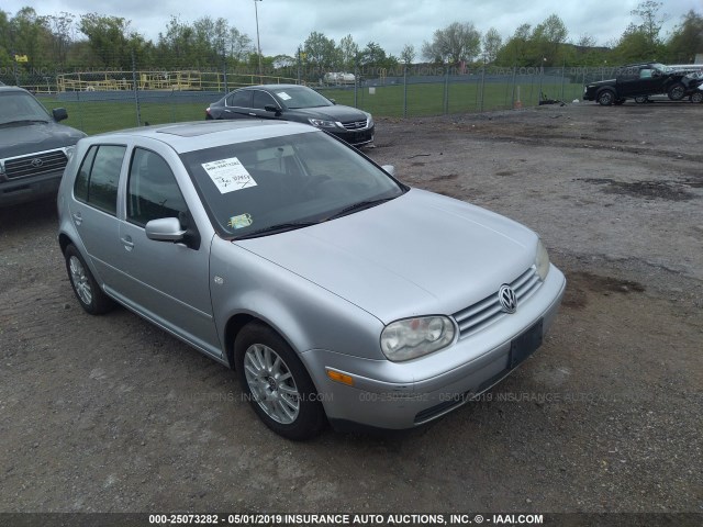 9BWGP61J634005131 - 2003 VOLKSWAGEN GOLF GLS TDI SILVER photo 1