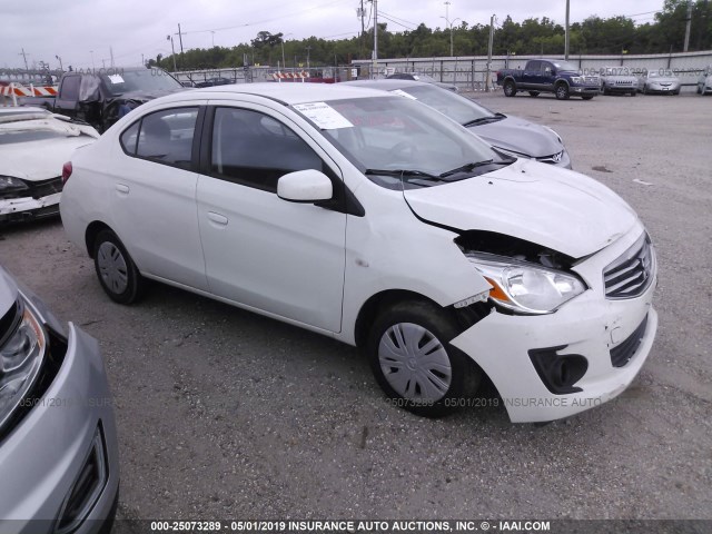 ML32F3FJ6HHF10509 - 2017 MITSUBISHI MIRAGE G4 ES თეთრი ფოტო 1