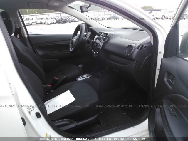 ML32F3FJ6HHF10509 - 2017 MITSUBISHI MIRAGE G4 ES თეთრი ფოტო 5