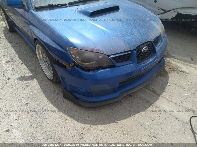 JF1GD79666G509051 - 2006 SUBARU IMPREZA WRX/LIMITED BLUE photo 6