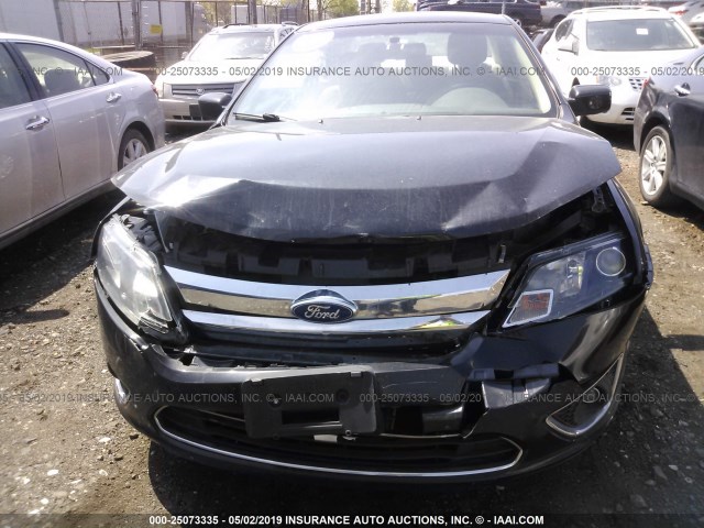 3FADP0L31BR117498 - 2011 FORD FUSION HYBRID BLACK photo 6