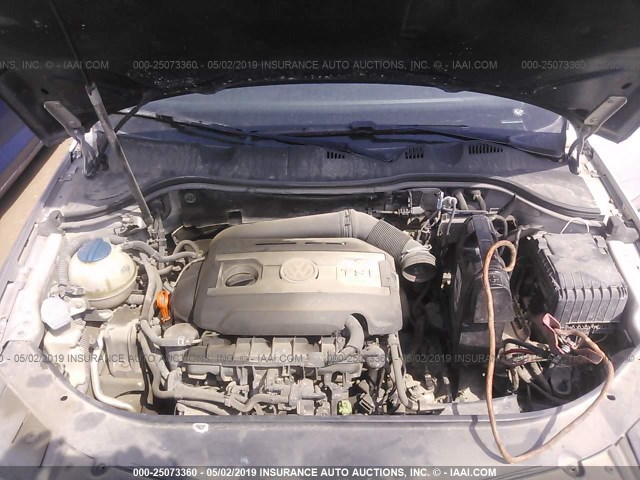 WVWJK73C19E083080 - 2009 VOLKSWAGEN PASSAT TURBO SILVER photo 10