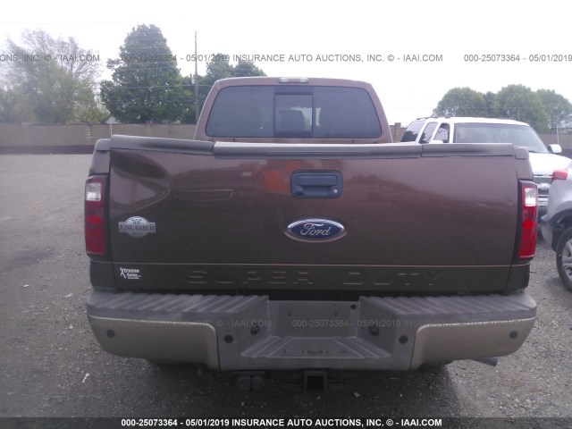 1FT8W3BT9BEA73478 - 2011 FORD F350 SUPER DUTY BROWN photo 8