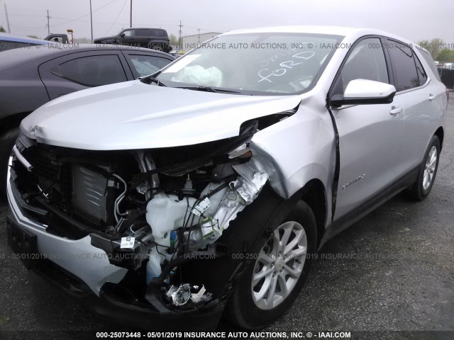 3GNAXUEV5KS517745 - 2019 CHEVROLET EQUINOX LT SILVER photo 2