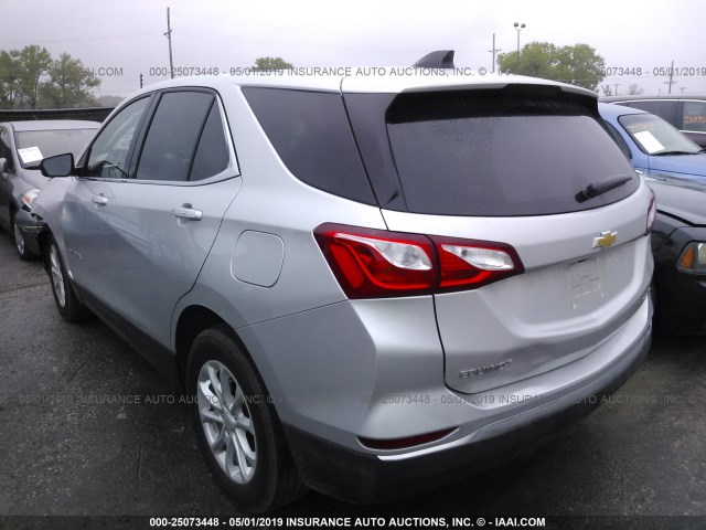 3GNAXUEV5KS517745 - 2019 CHEVROLET EQUINOX LT SILVER photo 3