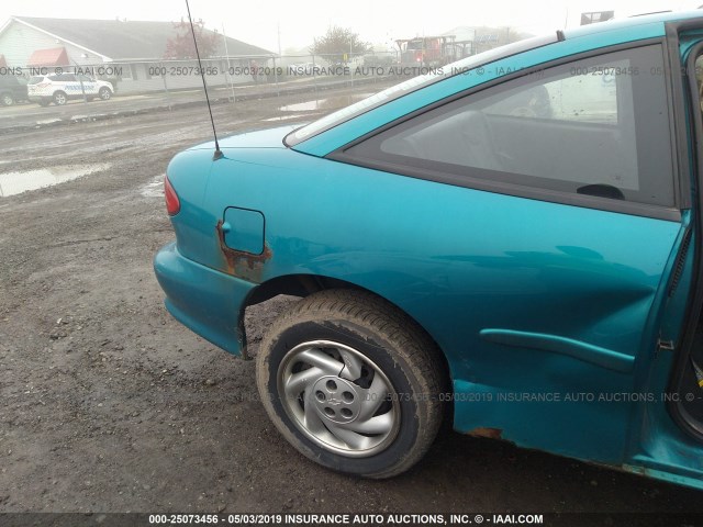 1G1JC1249V7222674 - 1997 CHEVROLET CAVALIER RS GREEN photo 6