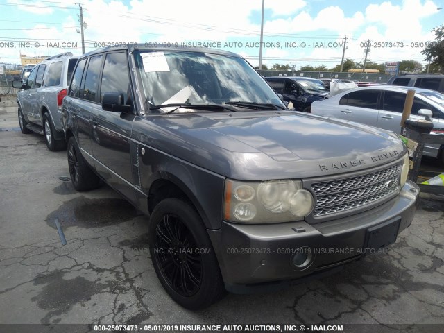 SALMF134X8A271523 - 2008 LAND ROVER RANGE ROVER SUPERCHARGED GRAY photo 1
