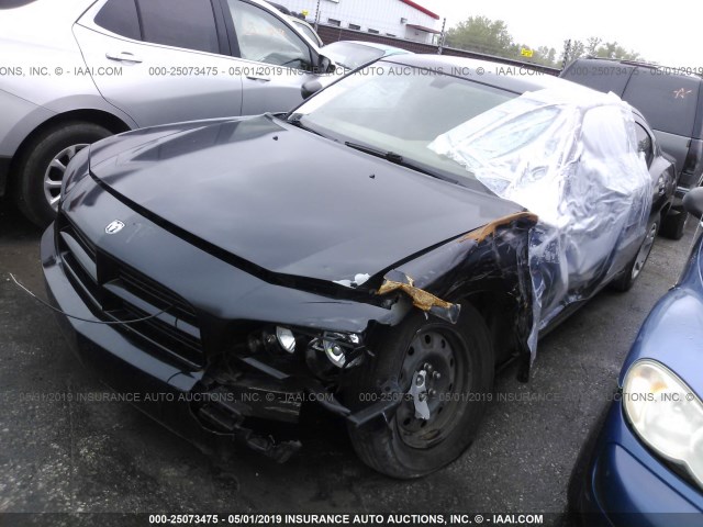 2B3KA43G36H472432 - 2006 DODGE CHARGER SE/SXT BLACK photo 2