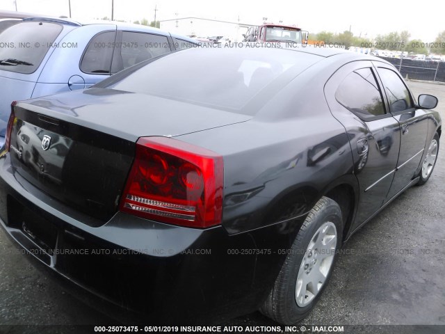 2B3KA43G36H472432 - 2006 DODGE CHARGER SE/SXT BLACK photo 4