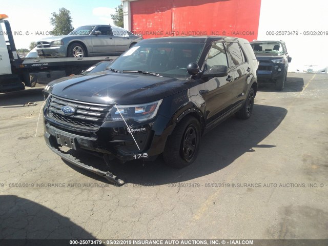 1FM5K8AR7GGD05293 - 2016 FORD EXPLORER POLICE INTERCEPTOR BLACK photo 2