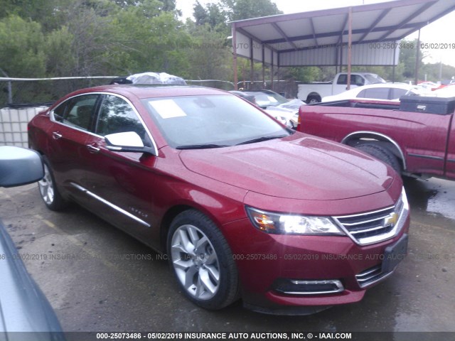 2G1155SL6F9121195 - 2015 CHEVROLET IMPALA LTZ MAROON photo 1