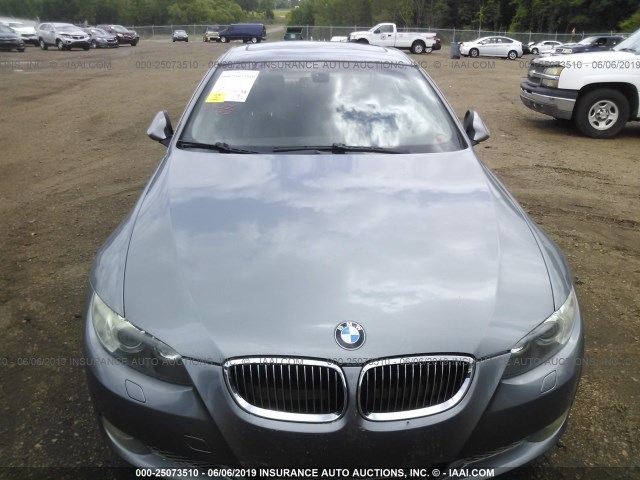 WBAWB735X7P035566 - 2007 BMW 335 I GRAY photo 6