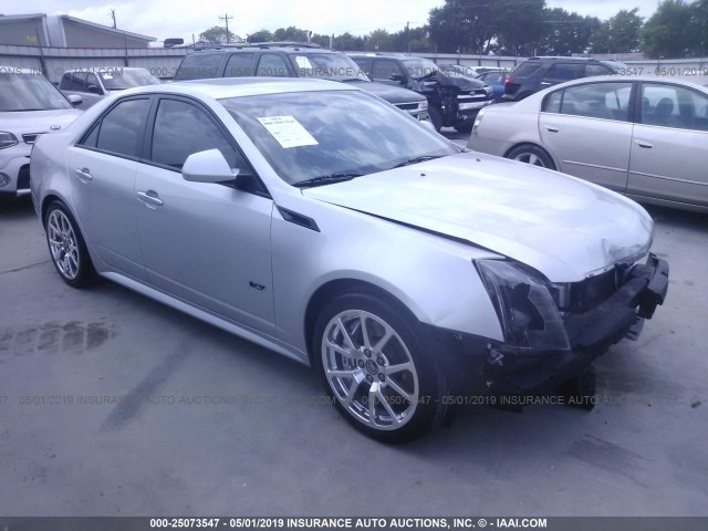 1G6DV5EP3B0166167 - 2011 CADILLAC CTS-V SILVER photo 1