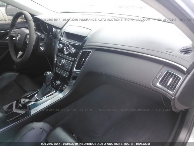 1G6DV5EP3B0166167 - 2011 CADILLAC CTS-V SILVER photo 5