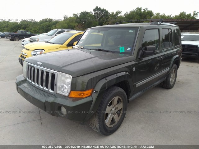 1J8HG58PX7C632065 - 2007 JEEP COMMANDER LIMITED GREEN photo 2