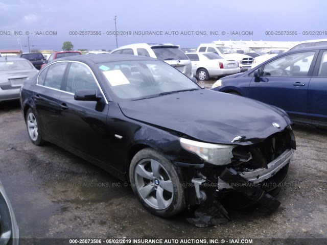 WBANA53545B168224 - 2005 BMW 525 I BLACK photo 1