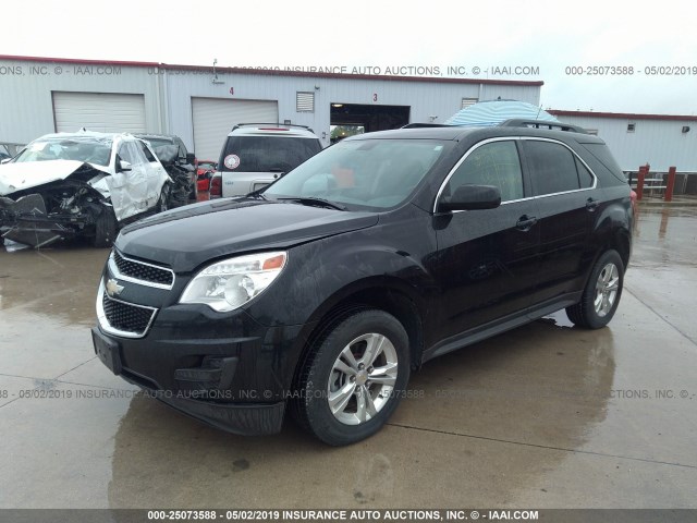 2CNALDEC5B6361350 - 2011 CHEVROLET EQUINOX LT BLACK photo 2