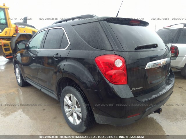 2CNALDEC5B6361350 - 2011 CHEVROLET EQUINOX LT BLACK photo 3