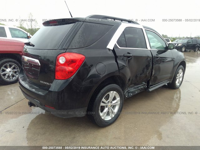 2CNALDEC5B6361350 - 2011 CHEVROLET EQUINOX LT BLACK photo 4