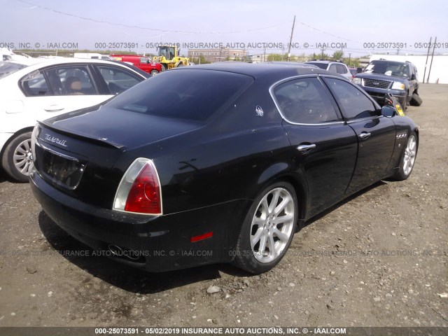 ZAMCE39A350017521 - 2005 MASERATI QUATTROPORTE  BLACK photo 4