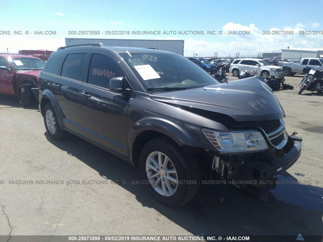 3C4PDDBG2ET250872 - 2014 DODGE JOURNEY SXT GRAY photo 1