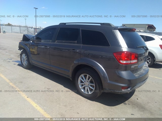 3C4PDDBG2ET250872 - 2014 DODGE JOURNEY SXT GRAY photo 3