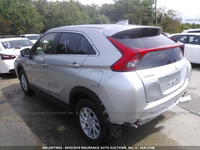 JA4AT3AAXKZ030507 - 2019 MITSUBISHI ECLIPSE CROSS ES SILVER photo 3