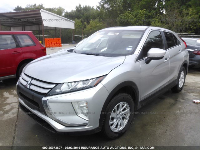 JA4AT3AA4KZ033239 - 2019 MITSUBISHI ECLIPSE CROSS ES SILVER photo 2