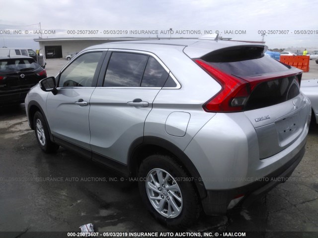 JA4AT3AA4KZ033239 - 2019 MITSUBISHI ECLIPSE CROSS ES SILVER photo 3