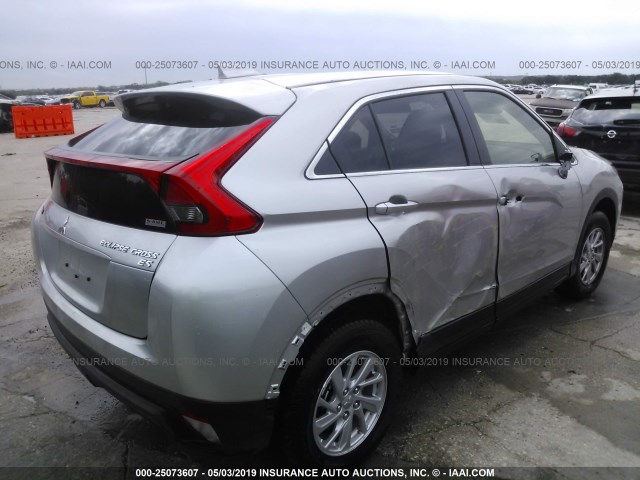 JA4AT3AA4KZ033239 - 2019 MITSUBISHI ECLIPSE CROSS ES SILVER photo 4