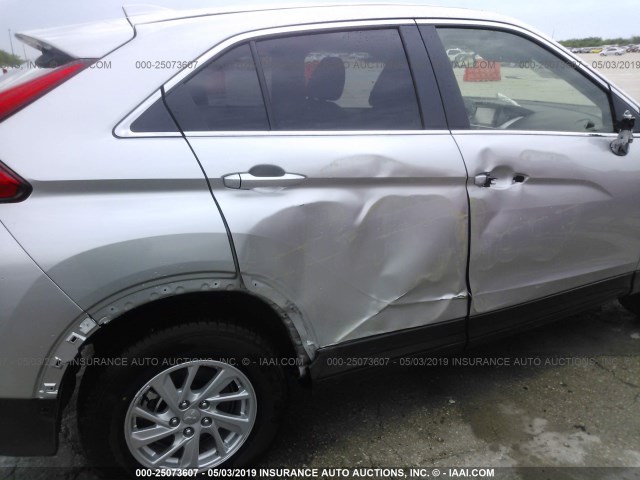 JA4AT3AA4KZ033239 - 2019 MITSUBISHI ECLIPSE CROSS ES SILVER photo 6