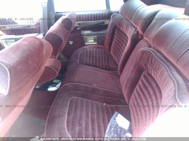 1G1BU51HXHX156878 - 1987 CHEVROLET CAPRICE CLASSIC BROUGHAM RED photo 8