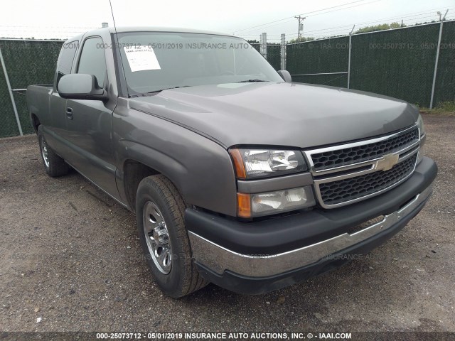 1GCEC19X56Z145929 - 2006 CHEVROLET SILVERADO GRAY photo 1